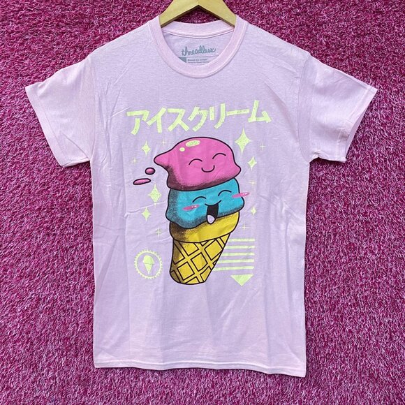 Kawaii Ice cream Graphic Design T-Shirt Small - Picture 1 of 4